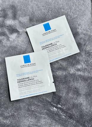 Пробник заспокійлива сироватка для надчутливої шкіри la roche-posay toleriane ultra dermallergo serum5 фото