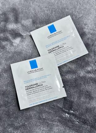 Пробник заспокійлива сироватка для надчутливої шкіри la roche-posay toleriane ultra dermallergo serum2 фото