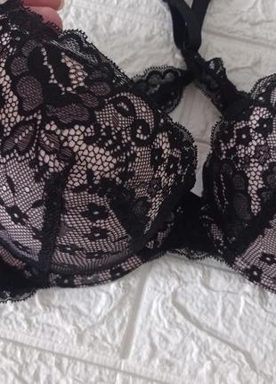 Снижки! lascana новый бюстгальтер пуш ап черный р.80/с