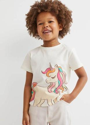 Футболка hm 8 - 10 лет оригинал новая девочке