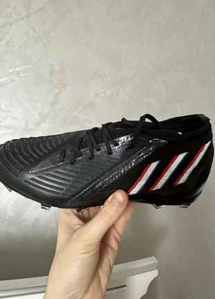 Бутси adidas adicourt white pages black and grey