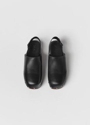 Клоги zara сабо