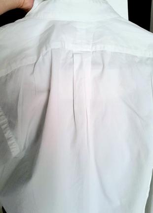 Сорочка біла оверсайз жіноча5 фото