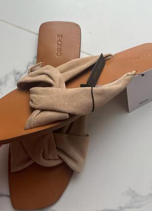 Кожаные сандалии mango