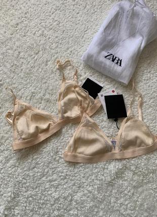 Бюстгалтер с сеточкой zara s/m