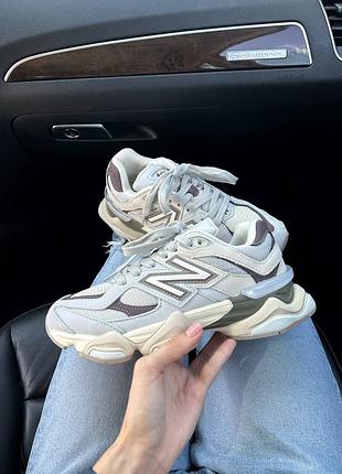 Кроссовки new balance 9060 panelled lace-up sneakers