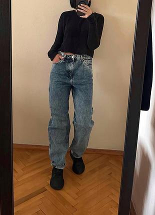 Широкі джинси mom оверсайз, бренд mango