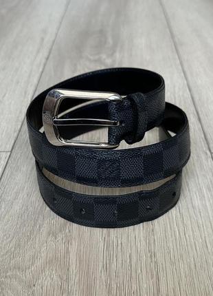 Ремінь louis vuitton damier graphite belt sunture ellipse m6821 men's