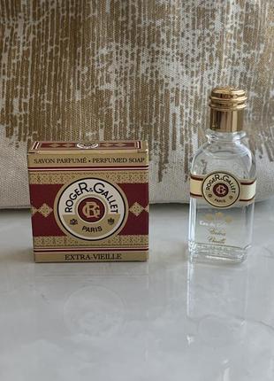 Roger & gallet extra vieille, унисекс парфюма, одеколон +парфюмированное мыло