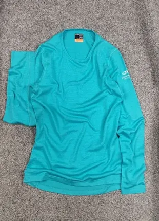 Спортивний лонгслів з шерсті мериноса icebreaker merino bodyfit 200 logo women light long sleeve