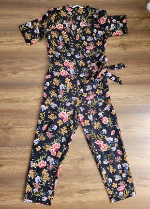 Комбинезон в цветы zara xs/s