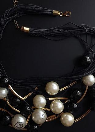Тренд  колье жемчуг