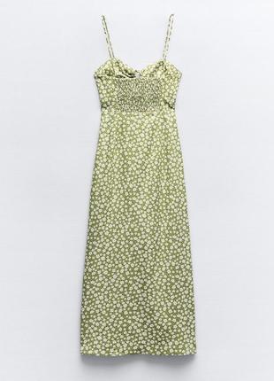 Платье в цветы zara4 фото