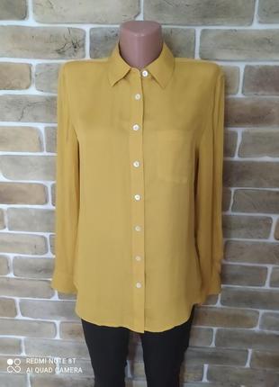 Нова сорочка блуза з натурального шовку armani jedwabiu exchange розмір xs