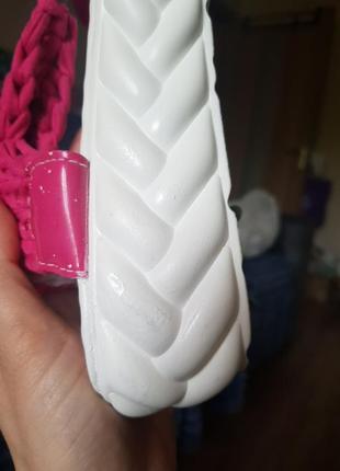 Босоніжки малинка плетінка10 фото