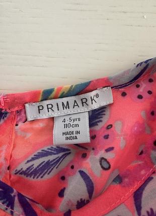 Парео пляжна туніка накидка на купальник primark 4-5 років, 110 см6 фото