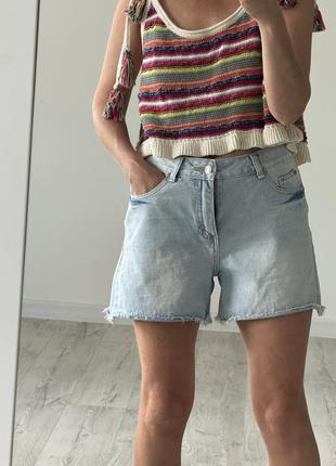 Шорты джинсовые zara h&m
