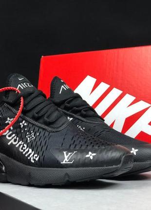 Літні кросівки чоловічі nike air max 270 supreme x lv 41-45р сітка. кросівки спортивні найк для активного відпочинку