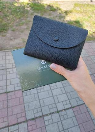 Гаманець жіночий чорний saralyn мякий