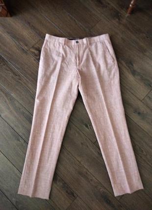 Брюки paul costelloe льон , бавовна