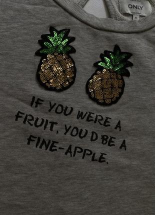 Женская укороченная футболка only 🍍9 фото