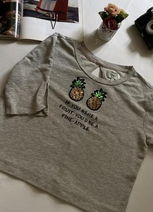 Женская укороченная футболка only 🍍7 фото
