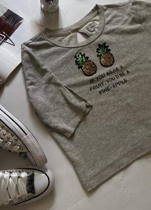 Женская укороченная футболка only 🍍