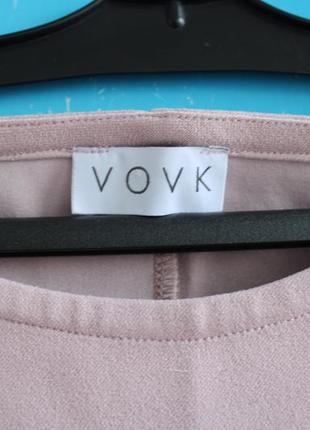 Платье-клёш пудрового цвета от украинского бренда vovk5 фото