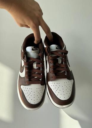 Жіночі кросівки в стилі nike dunk low cacao wow.7 фото