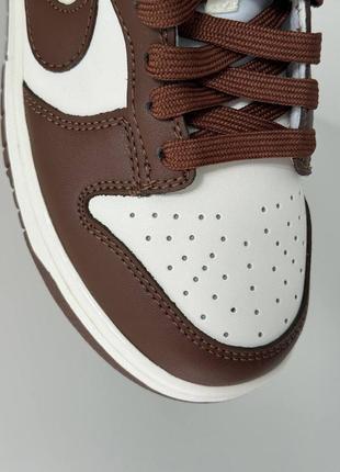 Жіночі кросівки в стилі nike dunk low cacao wow.4 фото