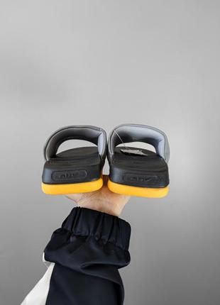 Шлепанцы шлепки шлепки тапки тапочки тапочки nike air max cirro slide sandals gray-yellow найк