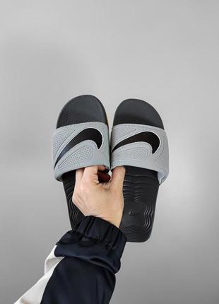 Шлепанцы шлепки шлепки тапки тапочки тапочки nike air max cirro slide sandals gray-yellow найк