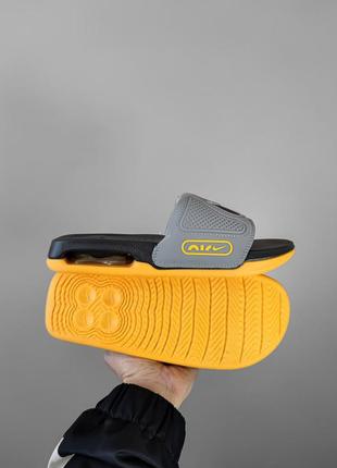 Шлепанцы шлепки шлепки тапки тапочки тапочки nike air max cirro slide sandals gray-yellow найк