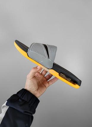 Шлепанцы шлепки шлепки тапки тапочки тапочки nike air max cirro slide sandals gray-yellow найк