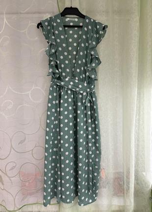 Платье сарафан в горошек glamorous 10 s-m (44-46-48)