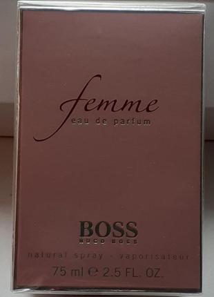 Парфюмированная вода hugo boss boss femme 75 мл1 фото