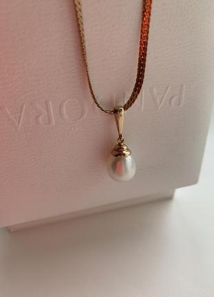 Подвеска жемчуга с золотом
