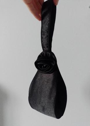 Клатч черный, сумка