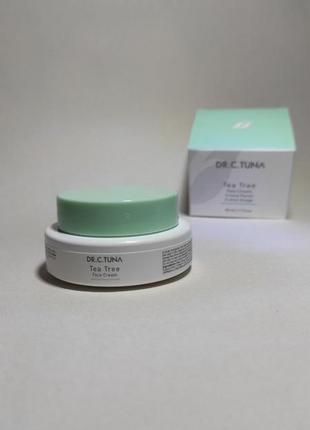 Крем для обличчя з маслом чайного дерева фармаси dr. tuna tea tree face cream farmasi фармасі