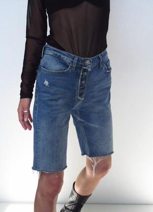 Джинсовые удлиненные шорты vero moda3 фото