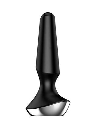 Анальная смарт-вибропробка satisfyer plug-ilicious 2 black