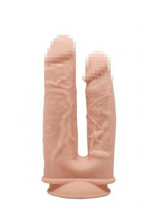 Подвійний фалоімітатор wooomy ricooo, з присоскою, розмір 19х4,3 см та 17х3,3 см