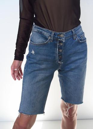 Джинсовые удлиненные шорты vero moda