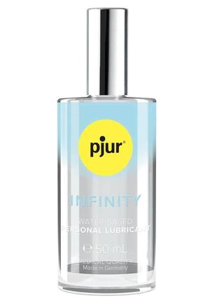 Преміальна змазка на водній основі pjur infinity water-based (50 мл) без запашників та консервантів