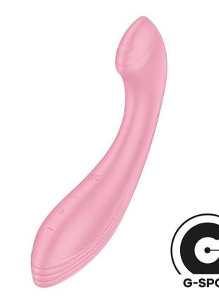 Вибратор для точки g satisfyer g-force pink, 10 режимов + 5 уровней интенсивности
