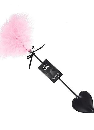Лоскітка зі шлепалкою піка art of sex - puff peak, колір рожевий