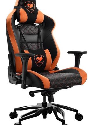 Крісло для геймерів cougar armor titan pro black/orange2 фото