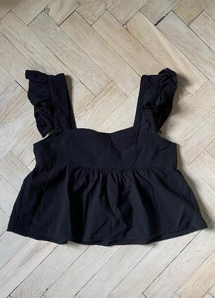 Топ блуза баска hm