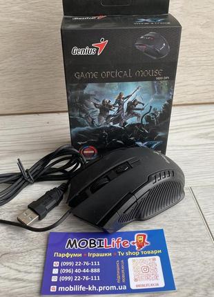 Проводная игровая оптическая мышка genius x7 / 1600 dpi / 6 кнопок /1 фото