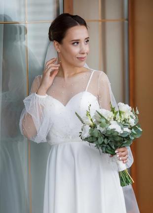 Весільна сукня/сукня для розпису довжини міді